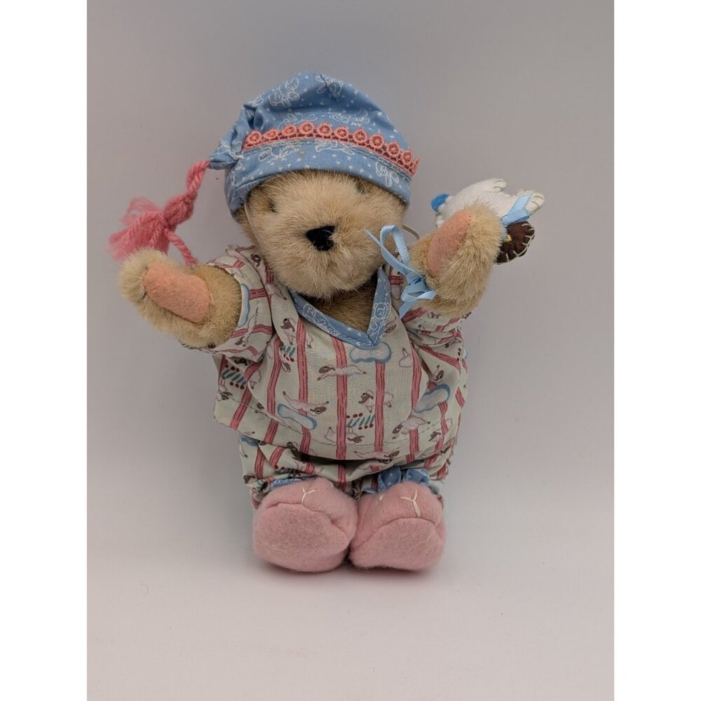 Muffy Vanderbear Plush Pajamas Lamb 8 Inch North American Co 1982 Stuffed Animal